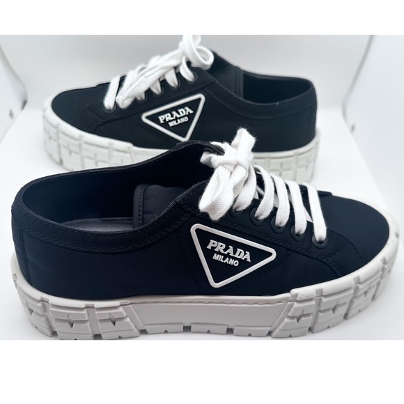 Prada Double Wheel Platform Sneaker (Women), Size 39 - Picture 4 of 9